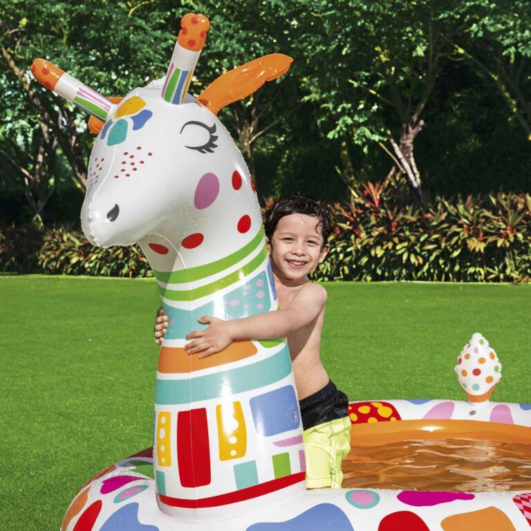 Piscina de juegos hinchable Jirafa molona de Bestway