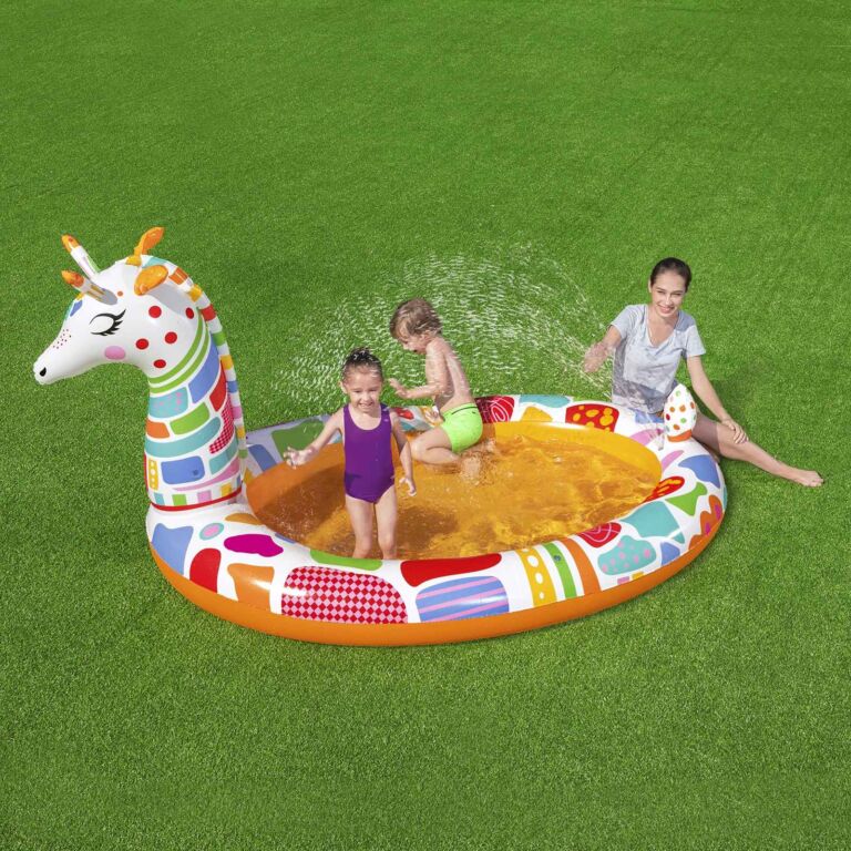 Piscina de juegos hinchable Jirafa molona de Bestway