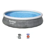 Conjunto de piscina inflable circular de 3.96 m x 84 cm Fast Set de Bestway