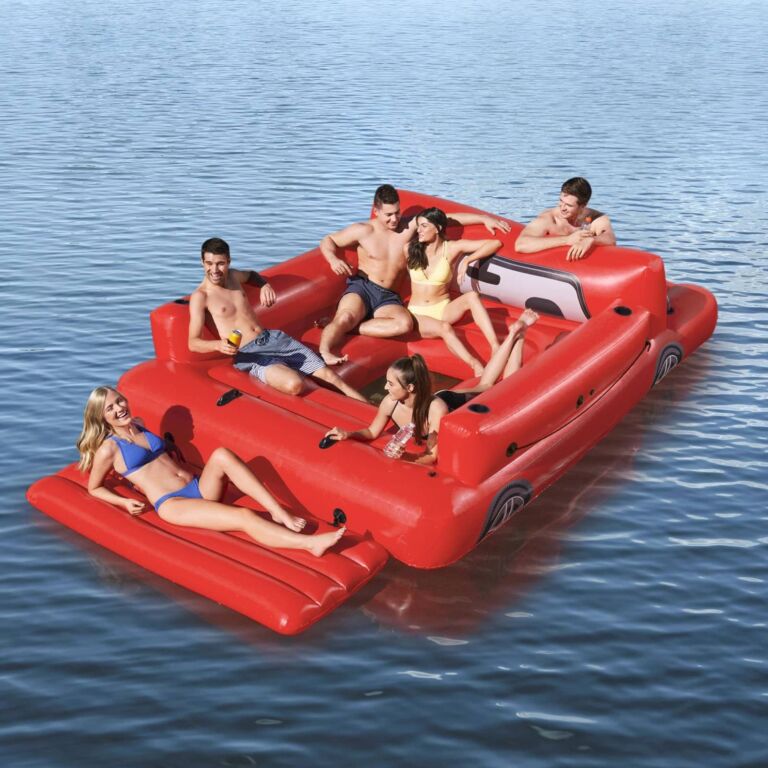 Isla hinchable para 6 personas Camión rojo gigante de Bestway