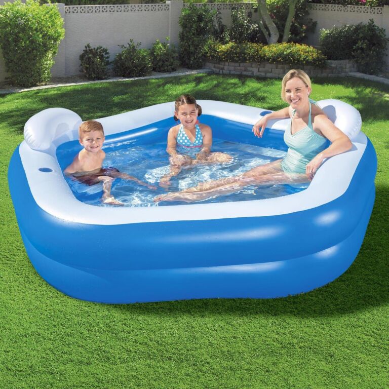 Bestway  2.13m x 2.06m x 69cm Family Fun Pool