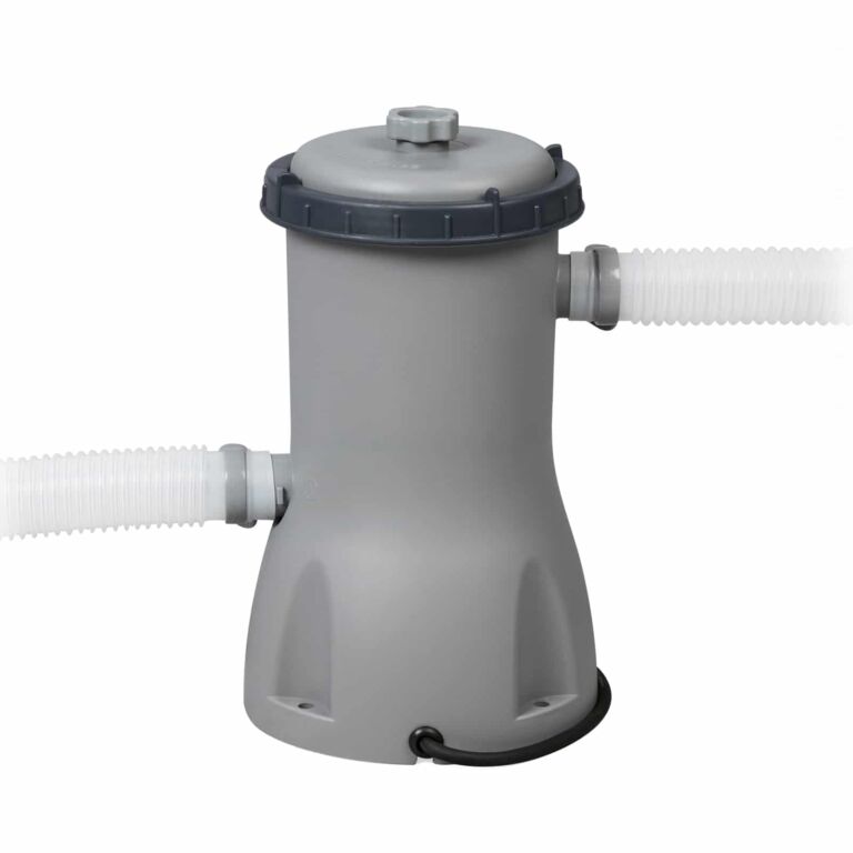 Conjunto de piscina sobre superficie Power Steel de Bestway de 4.88 m x 2.44 m x 1.22 m