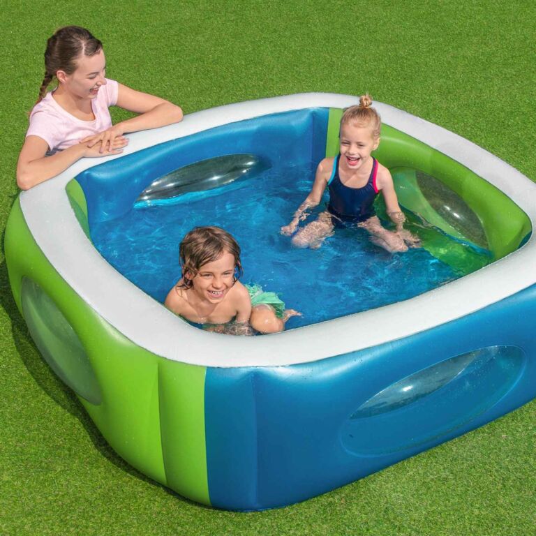 Piscina hinchable Bestway 1.68m x 1.68m x 56cm con ventana