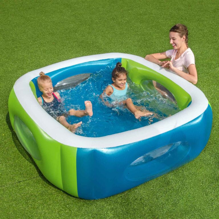 Piscina hinchable Bestway 1.68m x 1.68m x 56cm con ventana