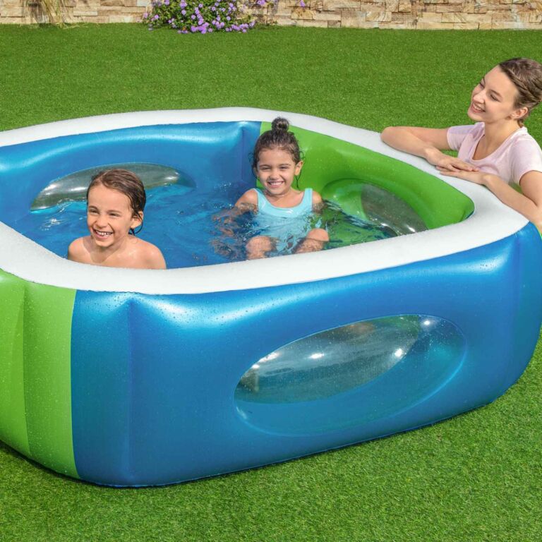 Piscina hinchable Bestway 1.68m x 1.68m x 56cm con ventana