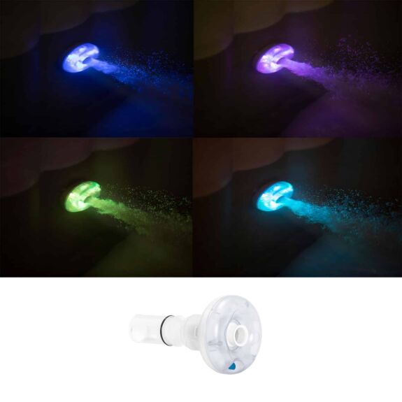 Spa inflable con luces LED ColorJet para 5-7 personas Lay-Z-Spa Maldivas HydroJet Pro