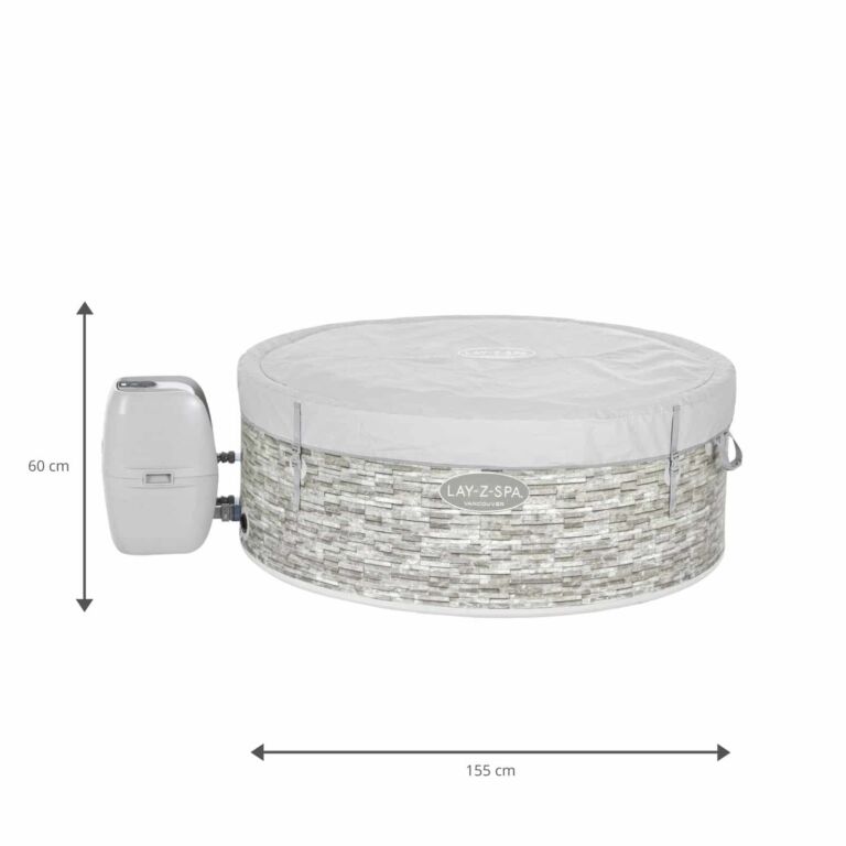 Spa Hinchable Bestway Lay-Z-Spa Vancouver Para 3-5 personas Redondo 155x60 cm