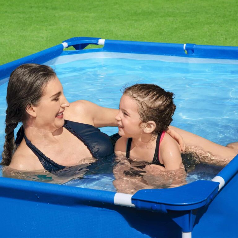 Piscina Desmontable Tubular Infantil Bestway Splash Jr. Frame Pool 221x150x43 cm