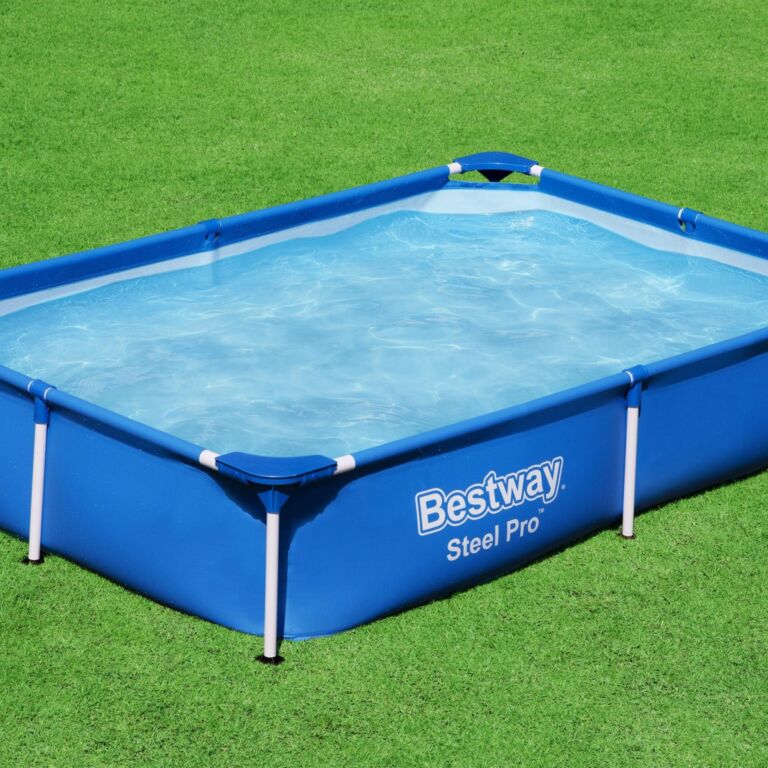 Piscina Desmontable Tubular Infantil Bestway Splash Jr. Frame Pool 221x150x43 cm