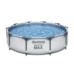 Pack piscina desmontable redonda 305×100 cm Steel Pro-MAX + Accesorios