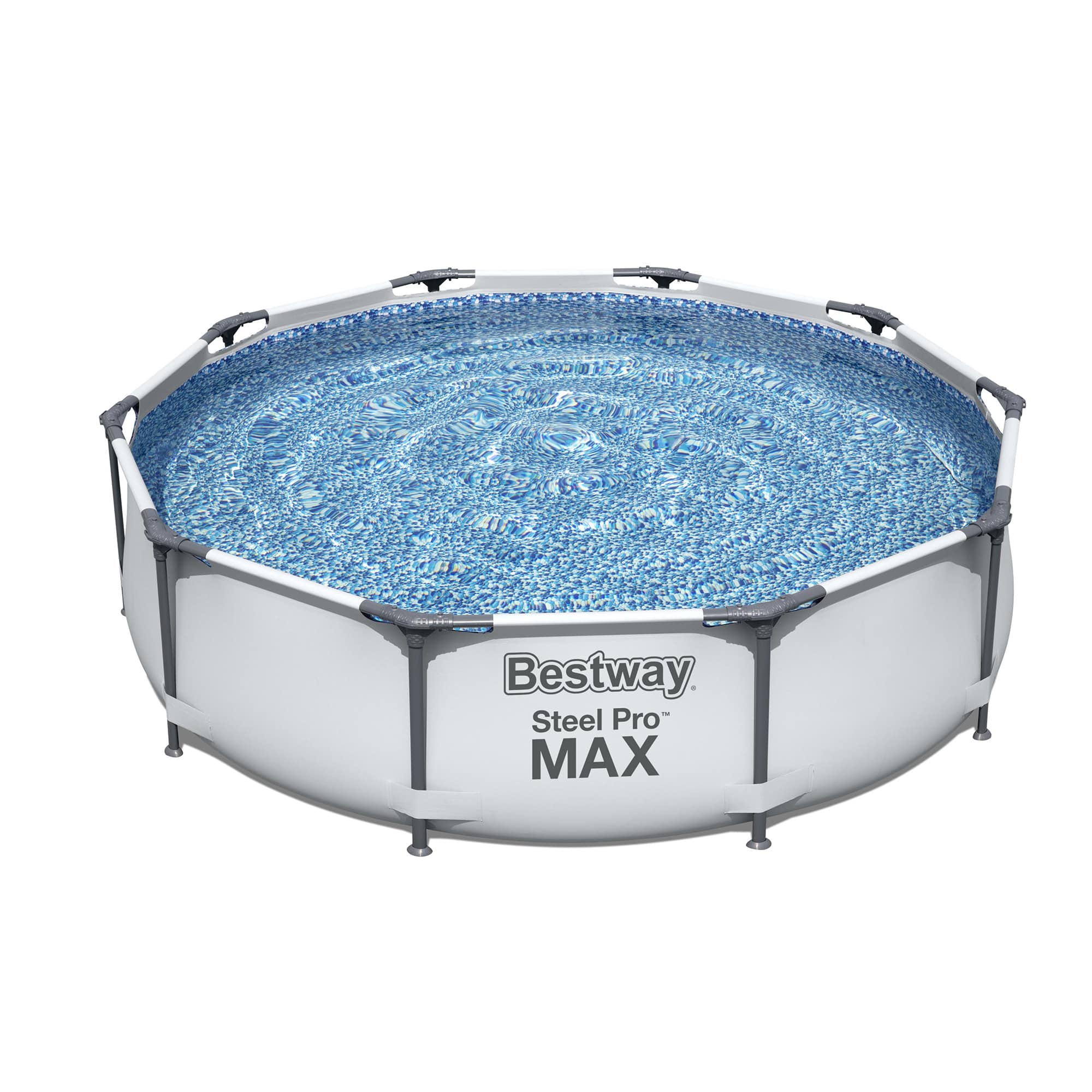 Conjunto de piscina sobre superficie Steel Pro MAX de Bestway de 3.05 m x 76 cm