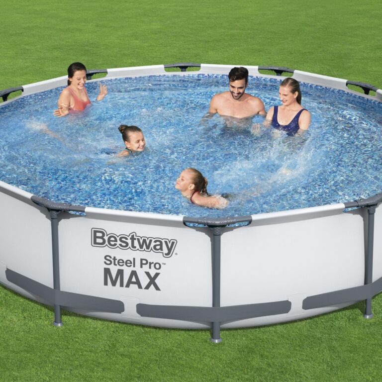 Conjunto de piscina sobre superficie Steel Pro MAX de Bestway de 3.66 m x 76 cm