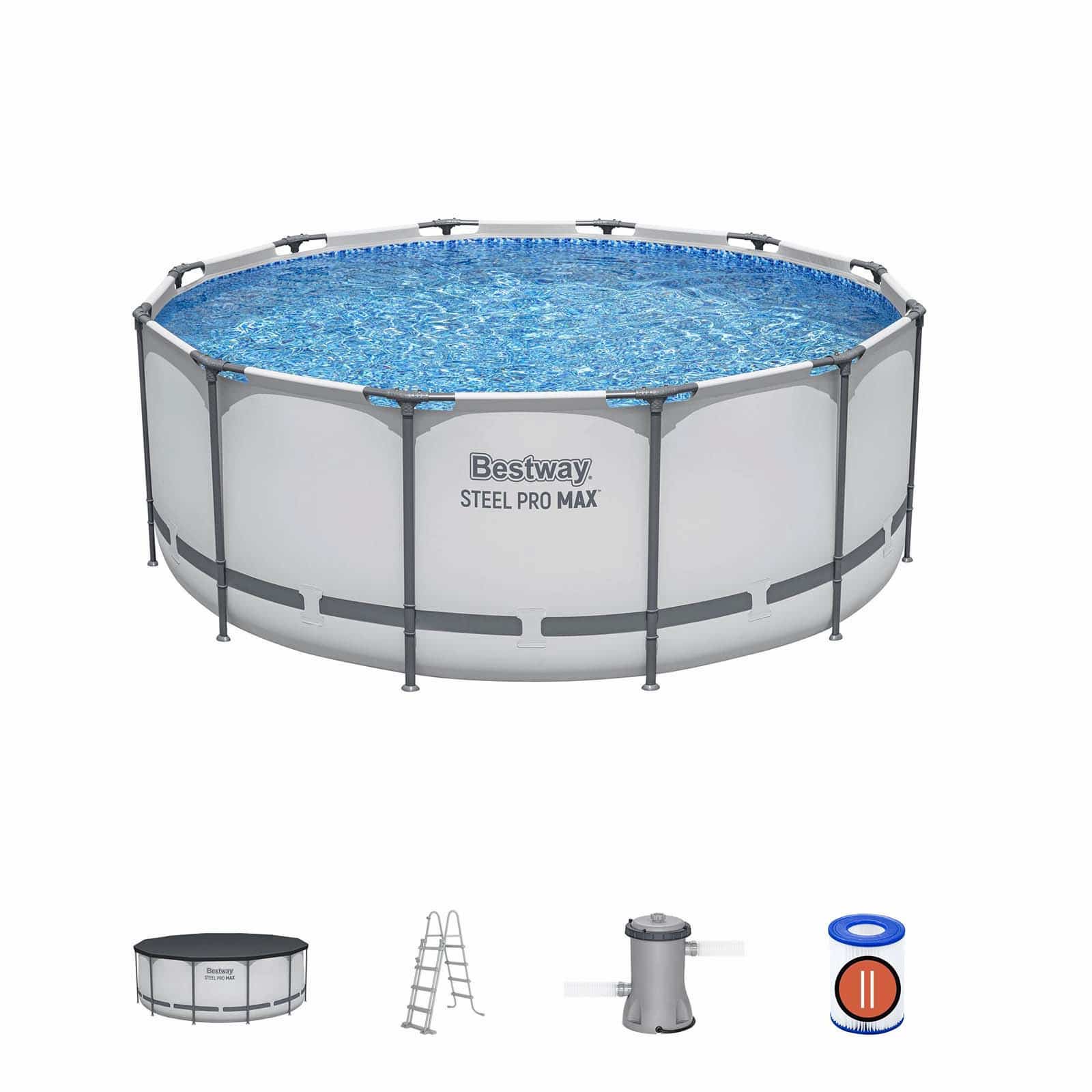 Conjunto de Piscina Desmontable Steel Pro MAX Bestway 3.66 m x 1.22 m Conjunto de Piscina Desmontable Steel Pro MAX Bestway 3.66 m x 1.22 m
