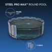 Conjunto de Piscina Desmontable Steel Pro MAX  Bestway 3.66 m x 1.22 m