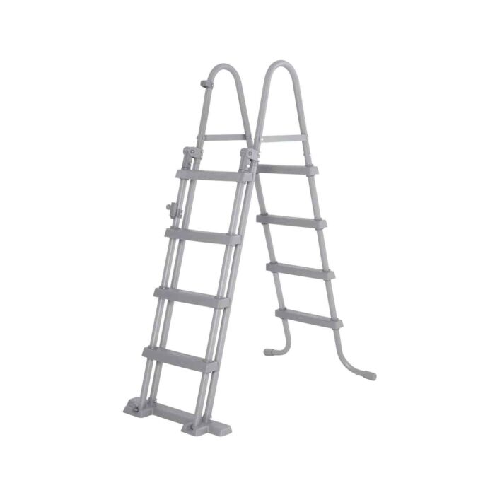 Piscina Desmontable Tubular Bestway Power Steel Oval Diseño Madera 610x366x122 cm con Depuradora Cartucho 5.678 L/H