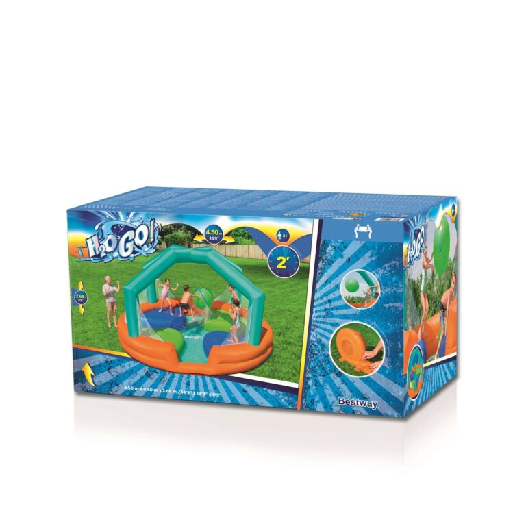 Parque acuático infantil inflable de 2,68 m H2OGO! Dodge & Drench