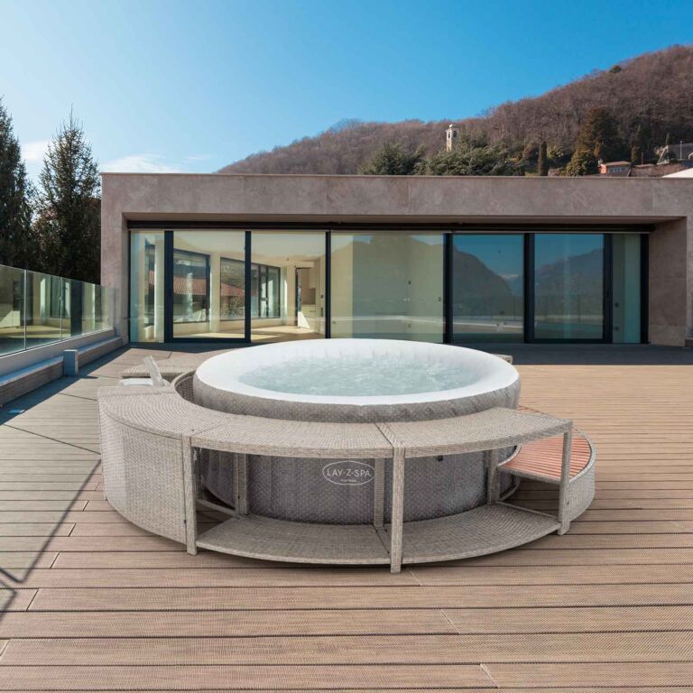 Pack Spa inflable con control por aplicación para 2-4 personas Lay-Z-Spa Havana AirJet con Revestimiento FULL SURROUND 180