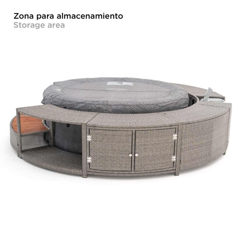 Pack Spa inflable con control por aplicación para 2-4 personas Lay-Z-Spa Havana AirJet con Revestimiento FULL SURROUND 180