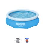 Piscina Desmontable Autoportante Bestway Fast Set 305x76 cm con depuradora de cartucho de 1.249 litros/h
