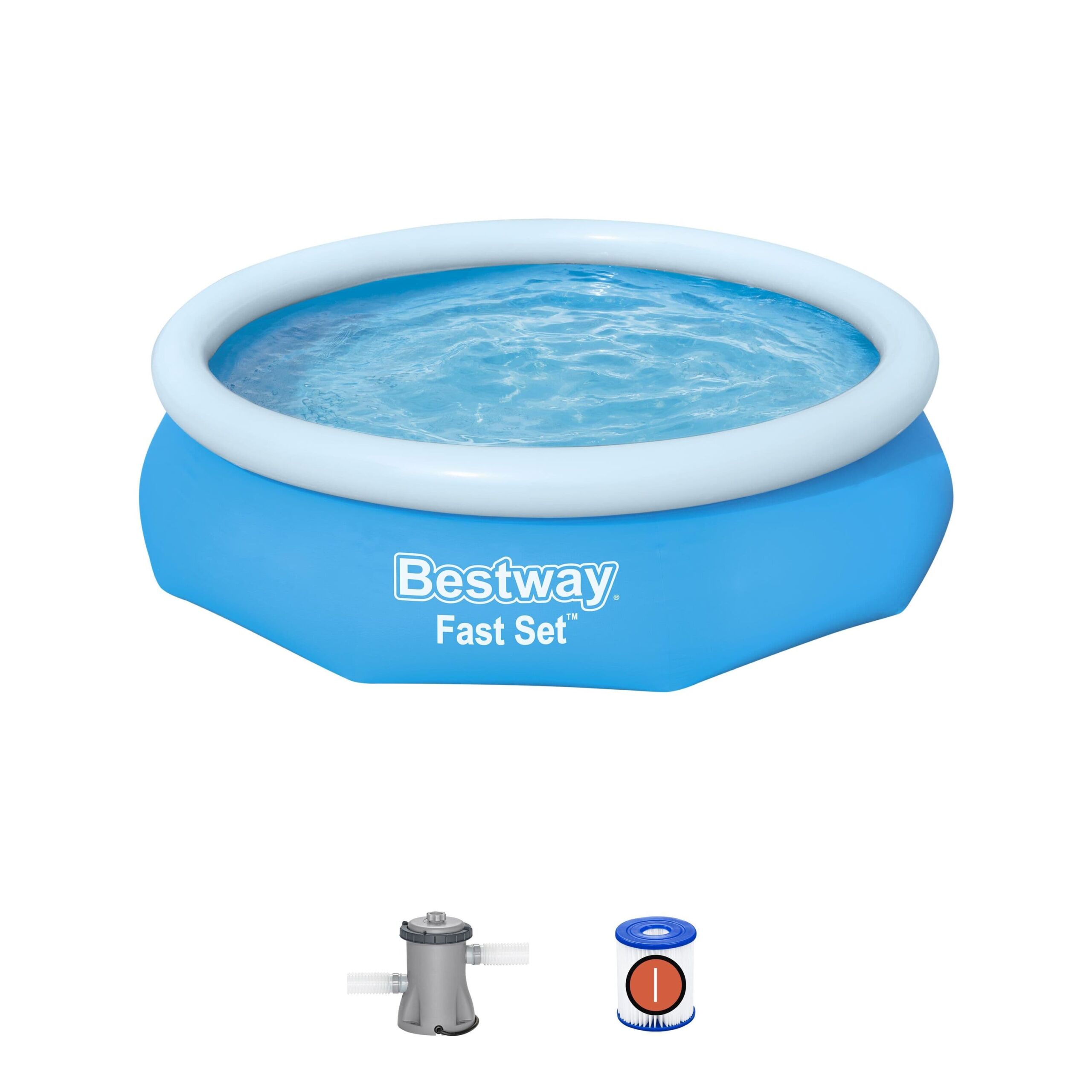Piscina Desmontable Autoportante Bestway Fast Set 305x76 cm con depuradora de cartucho de 1.249 litros/h