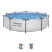 Conjunto de piscina sobre superficie Steel Pro MAX de Bestway de 3.66 m x 76 cm
