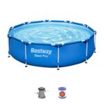 Set de piscina redonda Steel Pro 3.05m x 76cm con bomba de filtrado