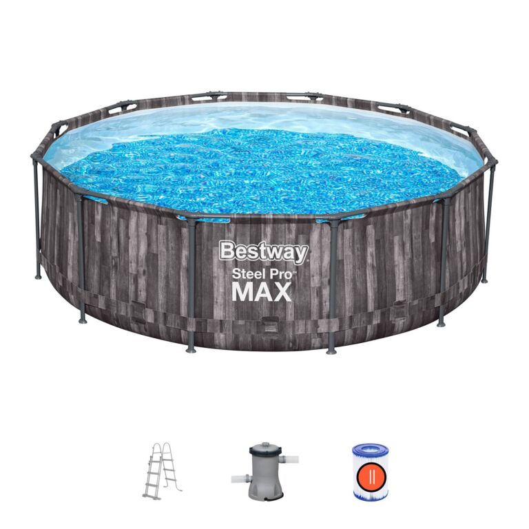 Conjunto de Piscina Redonda Desmontable Bestway Steel Pro MAX 3,66 m x 1,00 m