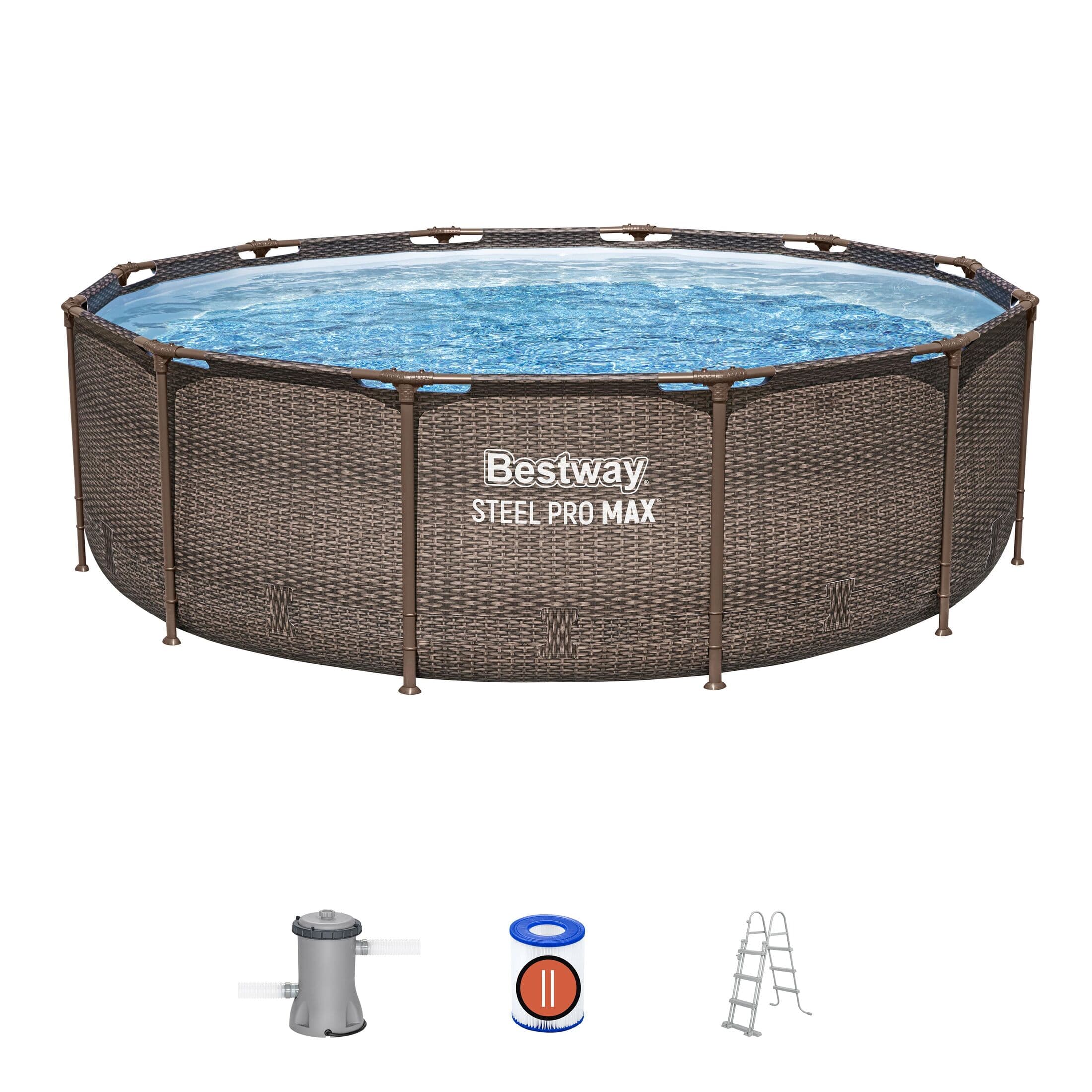 Conjunto de Piscina Desmontable Steel Pro MAX Bestway 3.66 m x 1.00 m