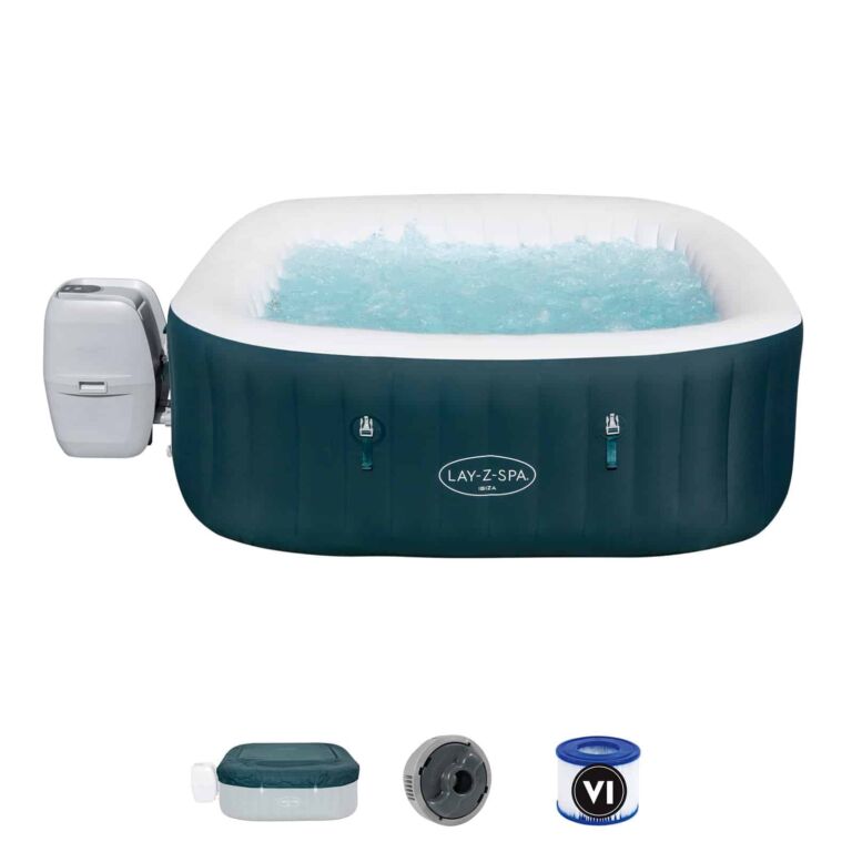 Lay-Z-Spa Ibiza AirJet Spa de Hidromasaje Hinchable para 4-6 personas