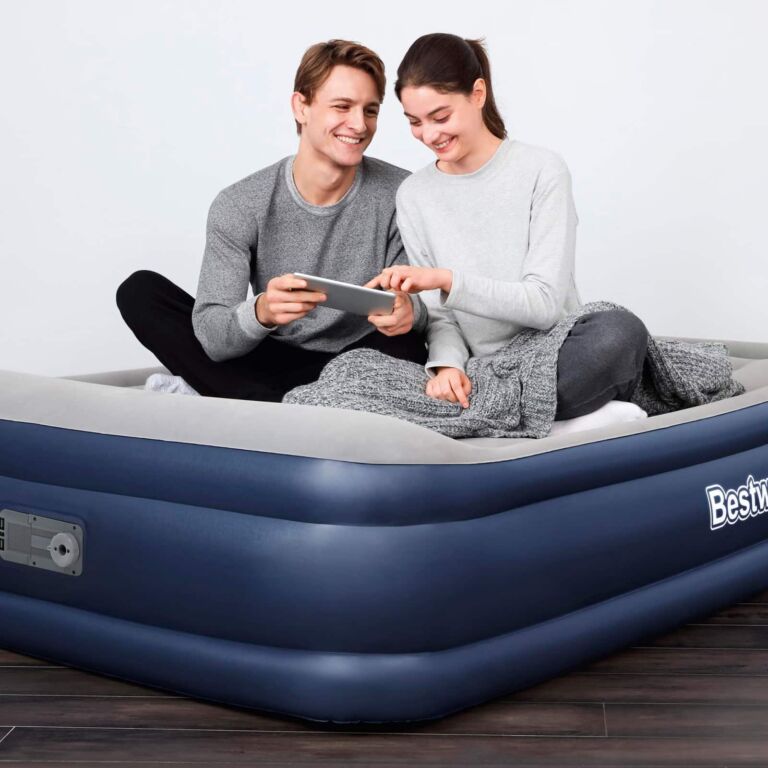 Colchón de matrimonio inflable con bomba CA incorporada Tritech de 2,03 m x 1,52 m x 56 cm de Bestway