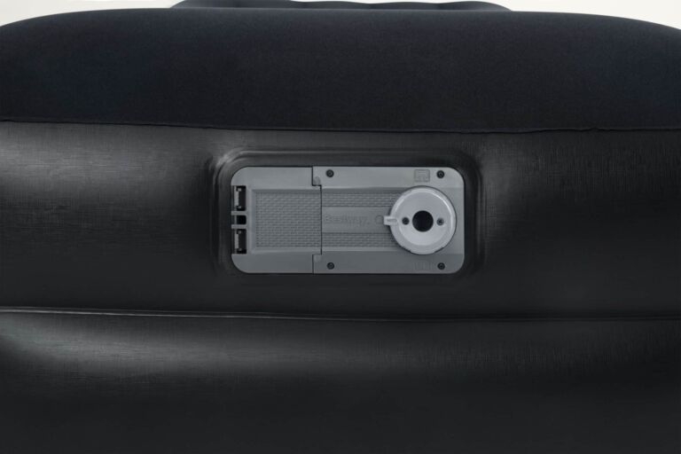 Colchón hinchable individual con bomba AC integrada 