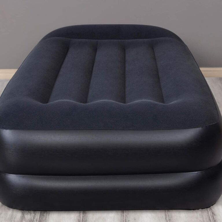 Colchón hinchable individual con bomba AC integrada 