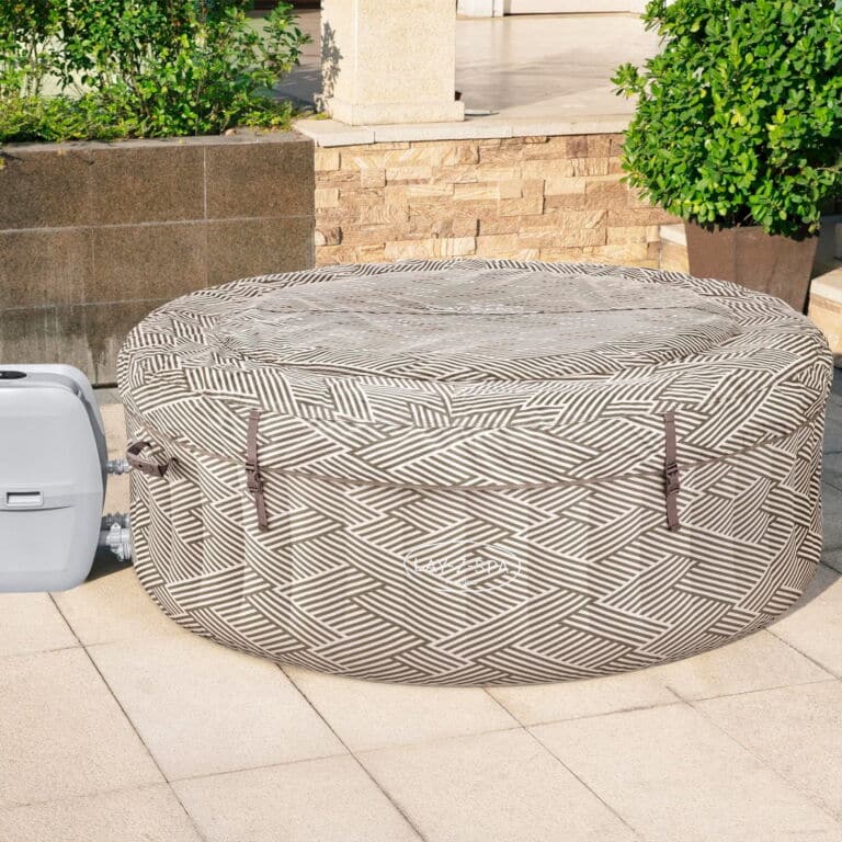 Pack de hidromasaje inflable para 2-4 personas Lay-Z-Spa Madrid Airjet con accesorios