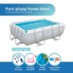 Pack Piscina 56409 power steel rectangular 287 x 201 x 100, Tapiz Suelo, Kit Iniciación