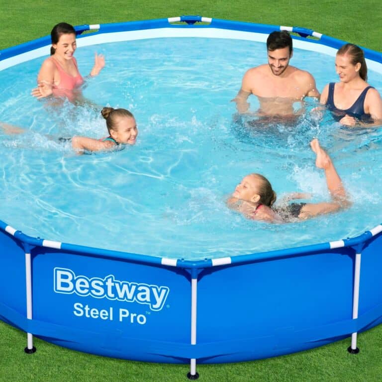 Conjunto de piscina sobre superficie de 3,66 m x 76 cm Steel Pro