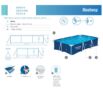 Piscina Desmontable Rectangular Bestway Steel Pro 3,00 m x 2,01 m x 66 cm Piscina Desmontable Rectangular Bestway Steel Pro 3,00 m x 2,01 m x 66 cm