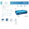 Piscina Desmontable Rectangular Bestway Steel Pro 2,21 m x 1,50 m x 43 cm