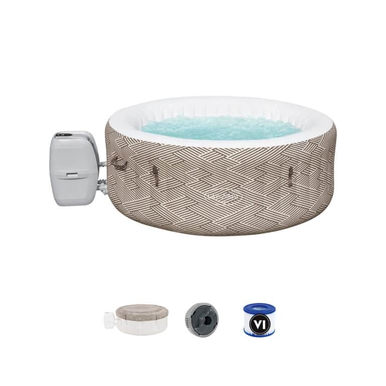 Pack de hidromasaje inflable para 2-4 personas Lay-Z-Spa Madrid Airjet con accesorios