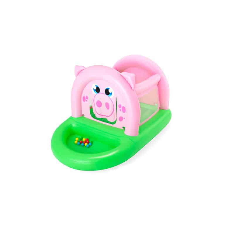 Saltador y Piscina de Bolas Hinchable Oinkster Pig Bestway