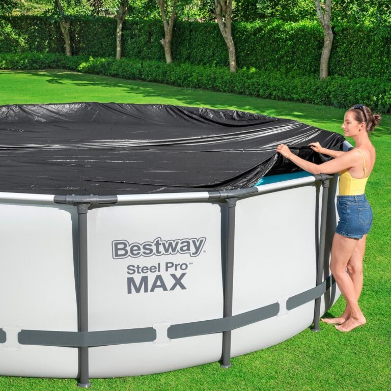 Cubierta de piscina de 5,49 m de Flowclear