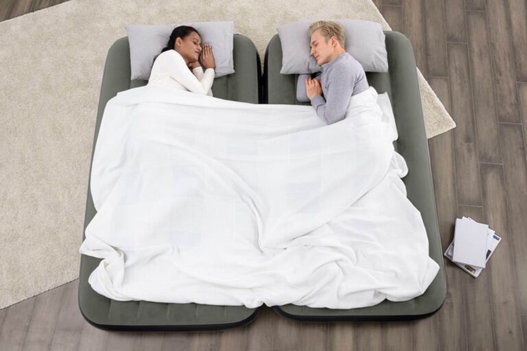 Colchón de Aire Bestway 1,88 m x 99 cm x 25 cm Tritech Connect and Rest 3 en 1 Twin/King