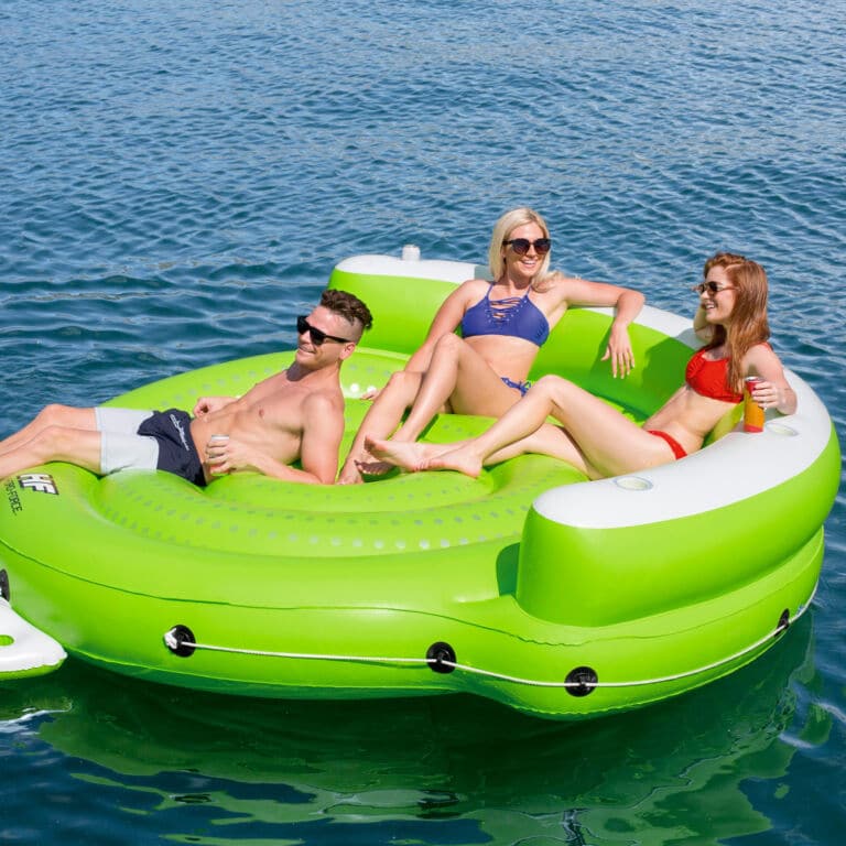 Isla hinchable Hydro-Force Kick Back para 5 personas