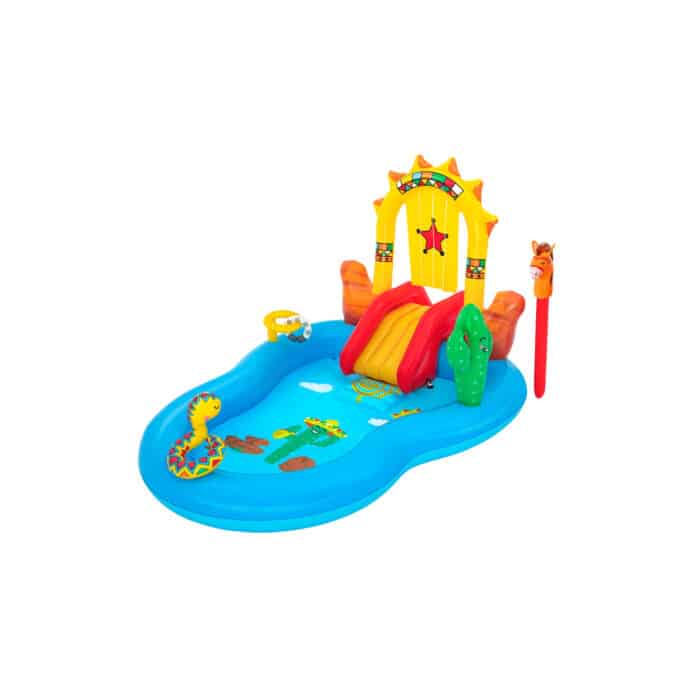 Centro de juegos acuáticos inflable Salvaje Oeste de Bestway