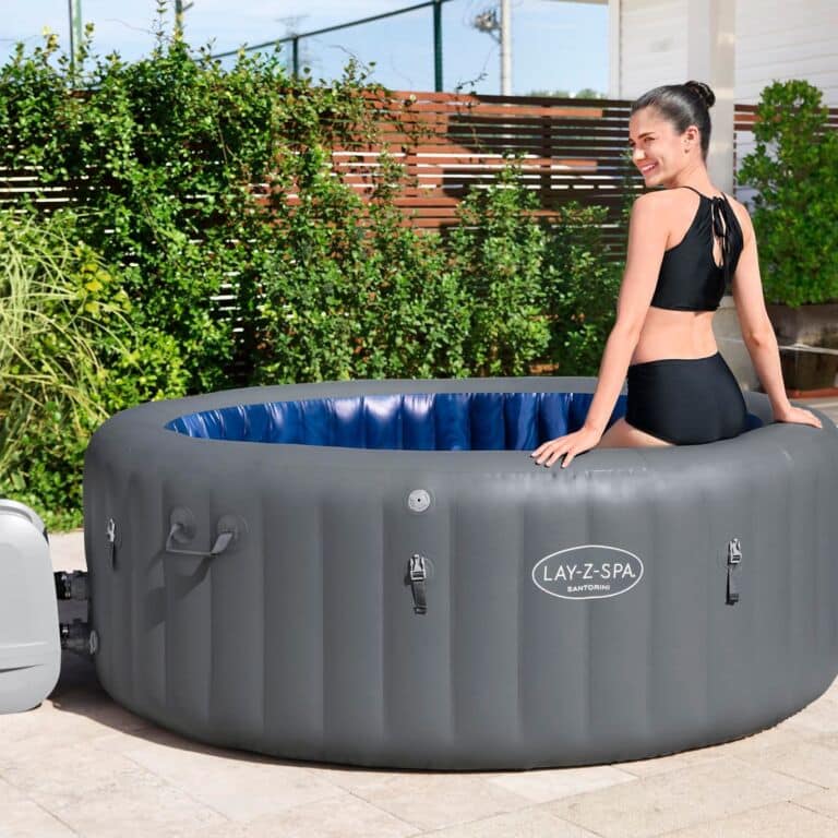 Spa de Hidromasaje Hinchable Lay-Z-Spa Santorini HydroJet Pro 5-7 Personas