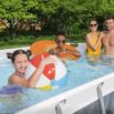 Piscina elevada 4,12 x 2,01x 1,22m con efecto piedra Bestway Power Steel
