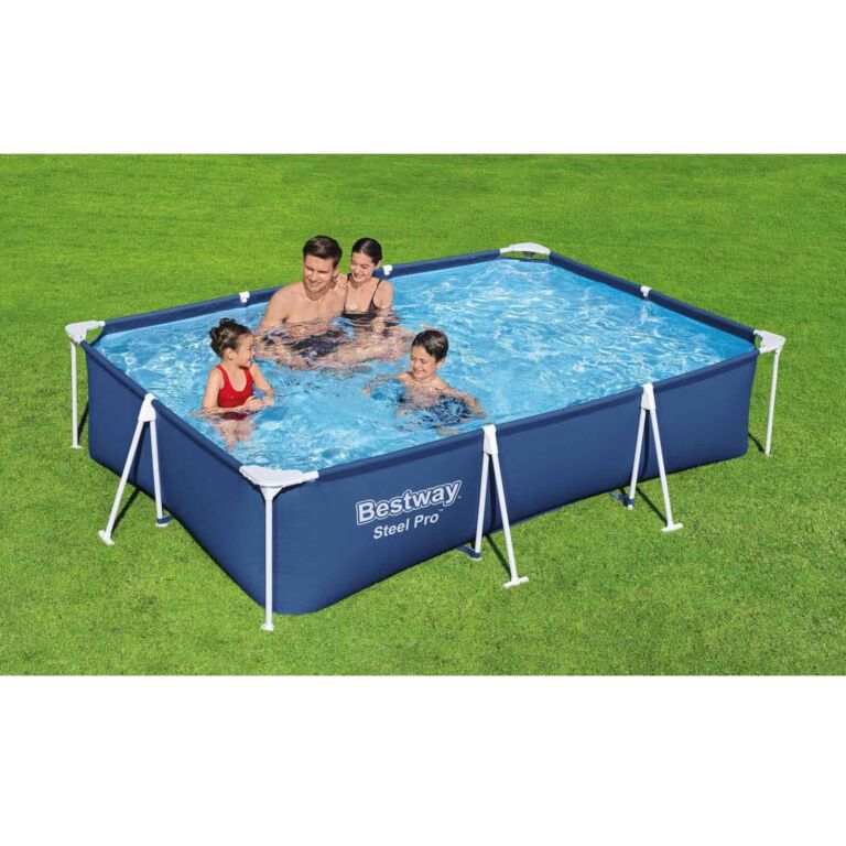 Piscina elevada rectangular 3 m x 2 m x 66 cm Bestway Steel Pro