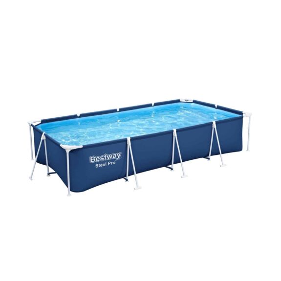 Piscina desmontable rectangular 4m x 2,11m x 81cm Bestway Steel Pro