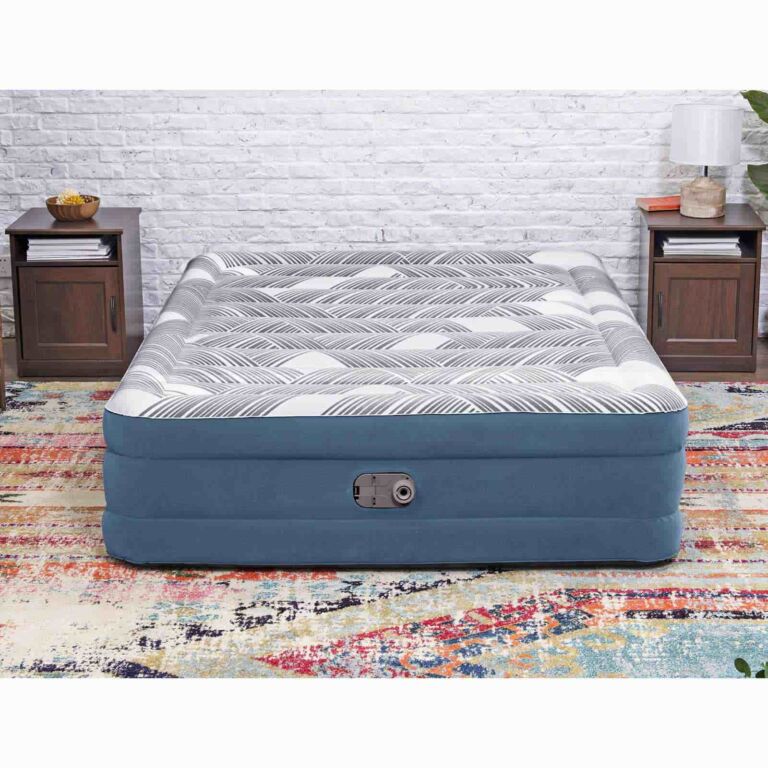 Colchón de aire doble medida Queen 2,03x1,52x46 cm bomba de aire incorporada Bestway Tritech