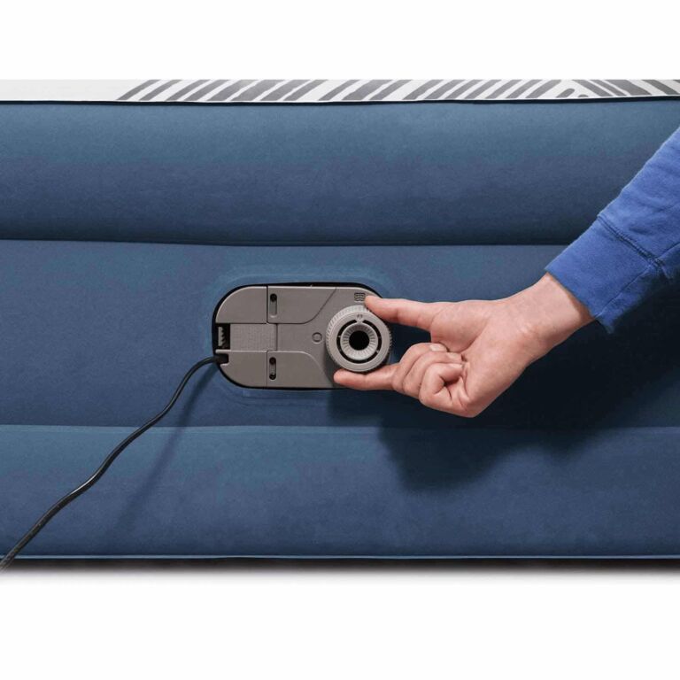 Colchón de aire doble medida Queen 2,03x1,52x46 cm bomba de aire incorporada Bestway Tritech