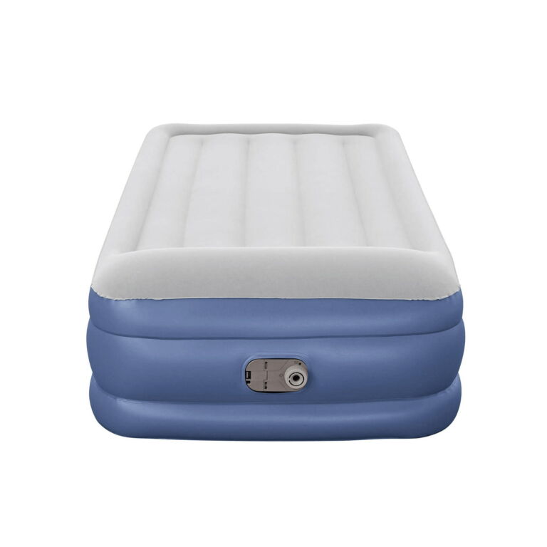Colchón de aire doble 1,91 x 97 cm x 46 cm con bomba de aire integrada Bestway Tritech